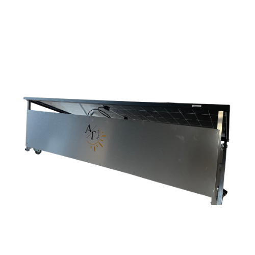 Kit solaire Plug & Play 500 W – DMEGC / Hoymiles – Support mobile sur roulettes (Made in France) – Image 2